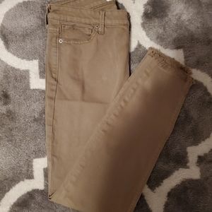 GUC LUCKY BRAND Olive colored Jean's